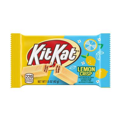 KIT KAT® Lemon Flavored Creme Wafer, Easter  Candy  Bar, 1.5 oz