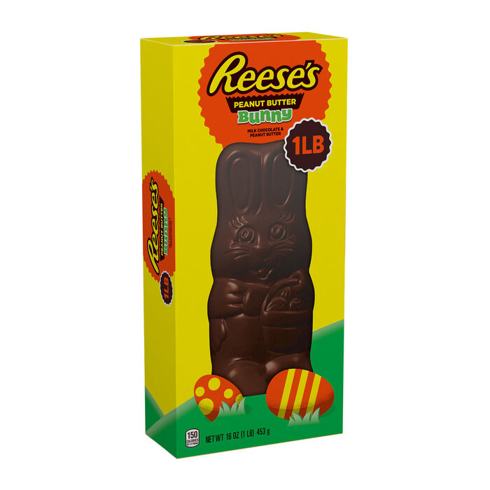 REESE'S BUNNY Milk Chocolate Peanut Butter, Easter Candy Gift Box