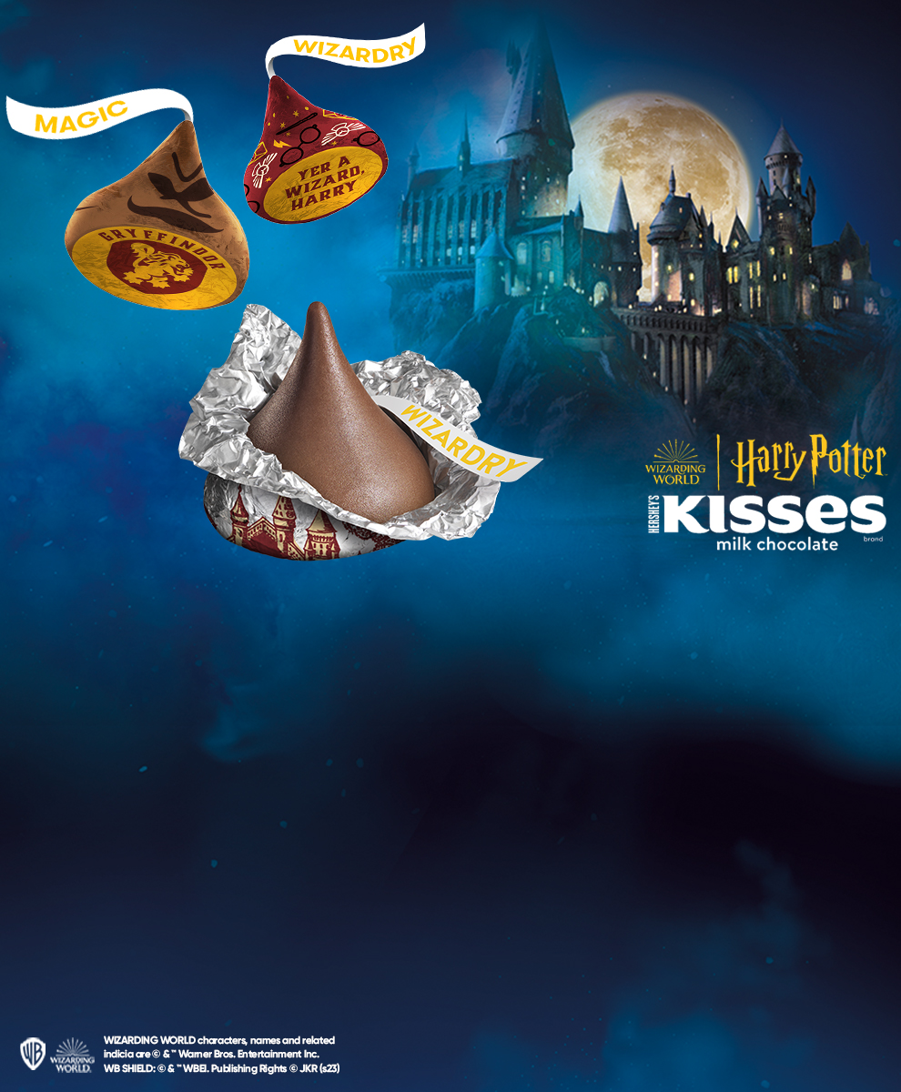 Hershey’s KISSES Milk Chocolate with Harry Potter™ Foils