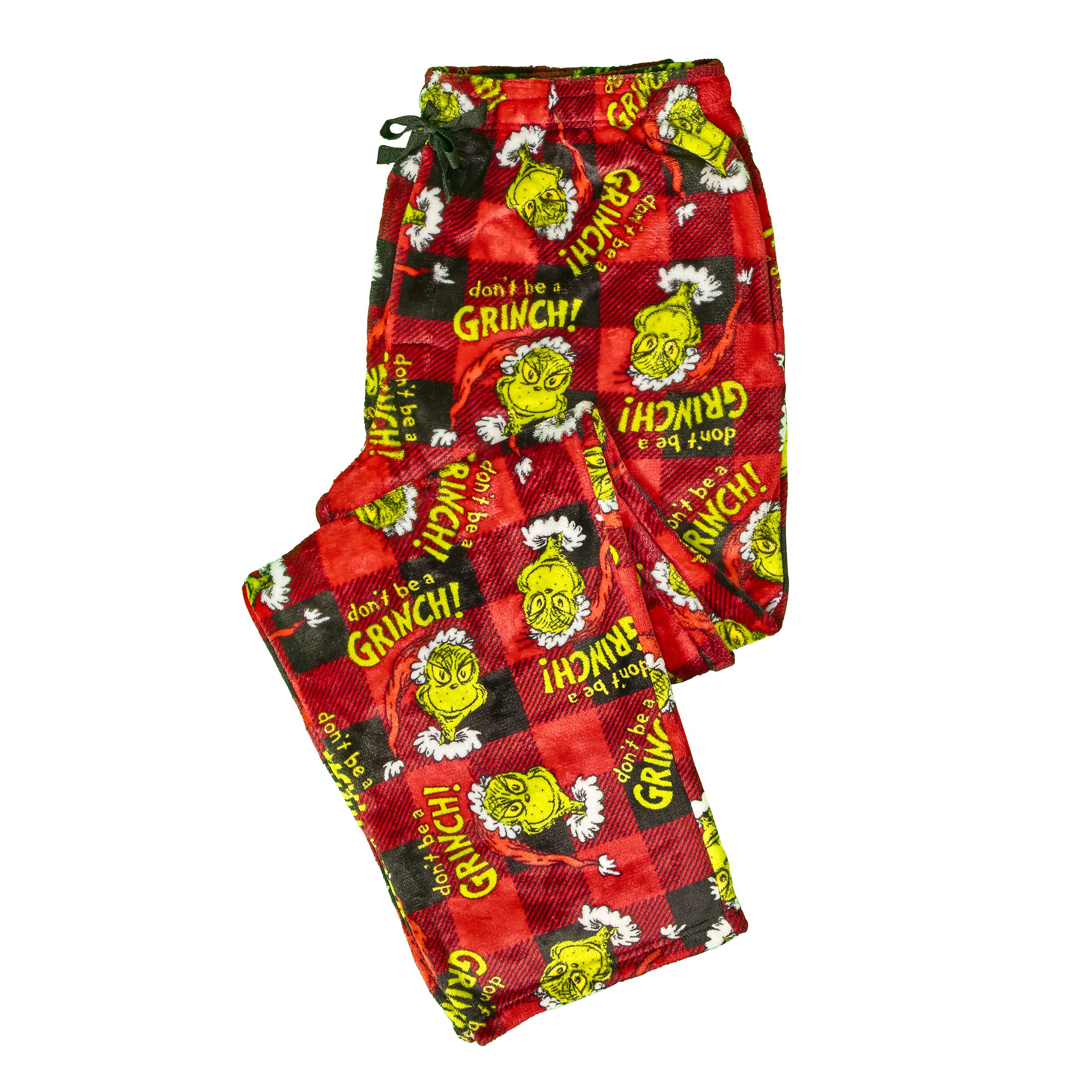 Red Buffalo Plaid Dr. Seuss Grinch Pajama Pants