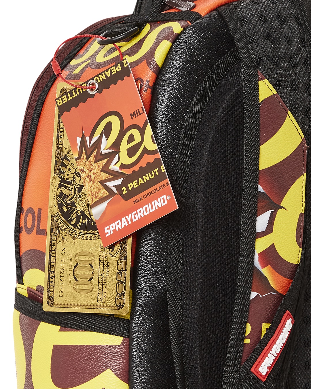 Sprayground Hershey Reese's Shark Bite BACKPACK Faux Leather