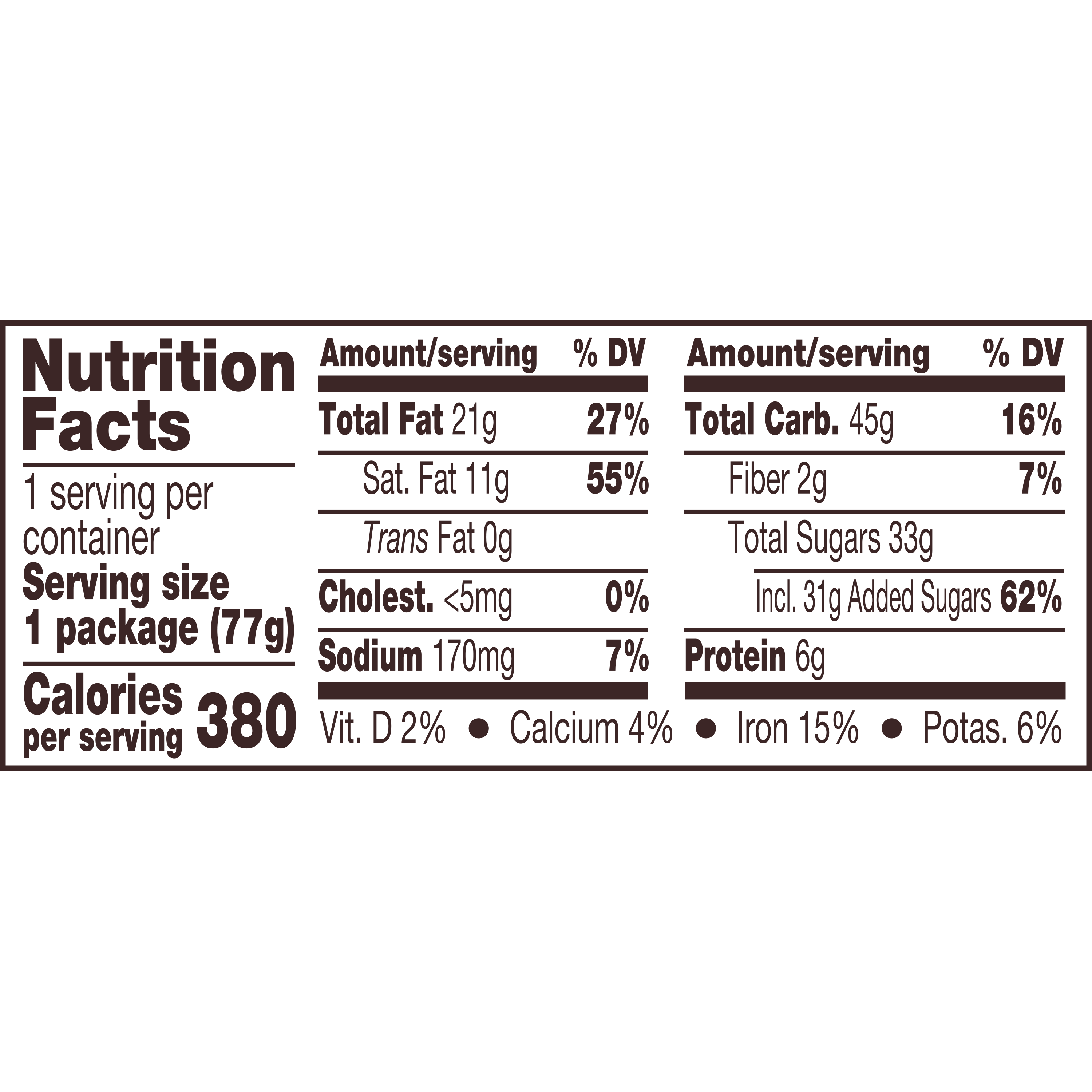 Reese's Snack Cake, 2 Cakes - 2.75 oz