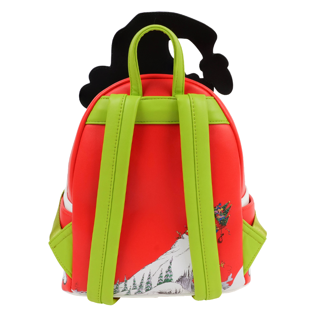 Loungefly Dr. Seuss How the Grinch Stole Christmas Chimney Mini Backpack