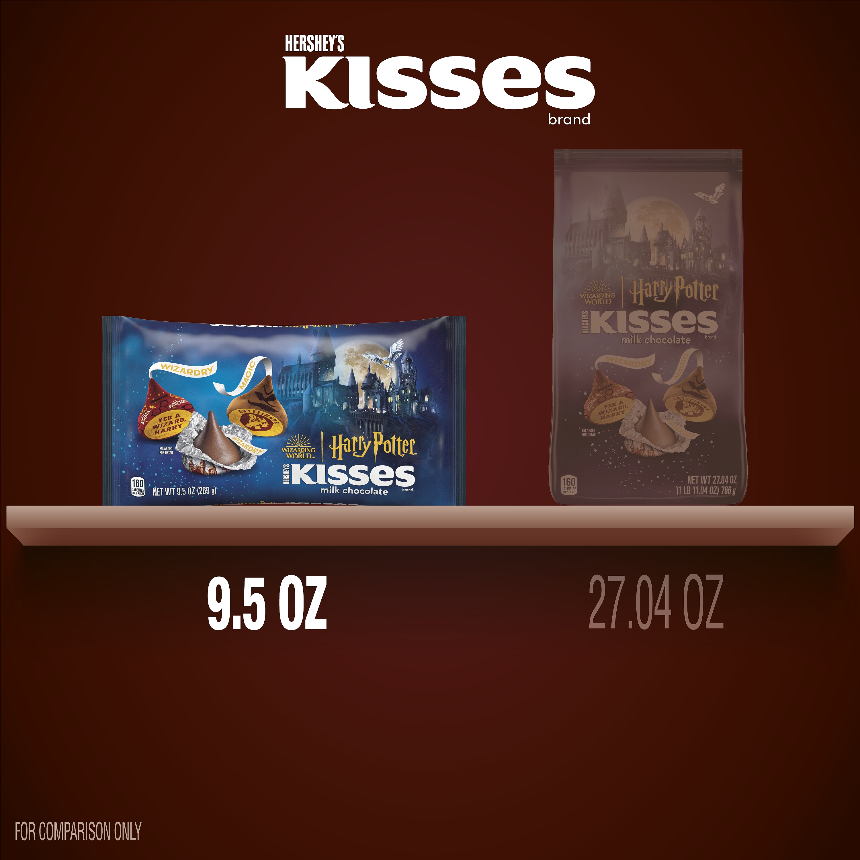 HERSHEY'S KISSES Milk Chocolate Harry Potter™, Limited Edition