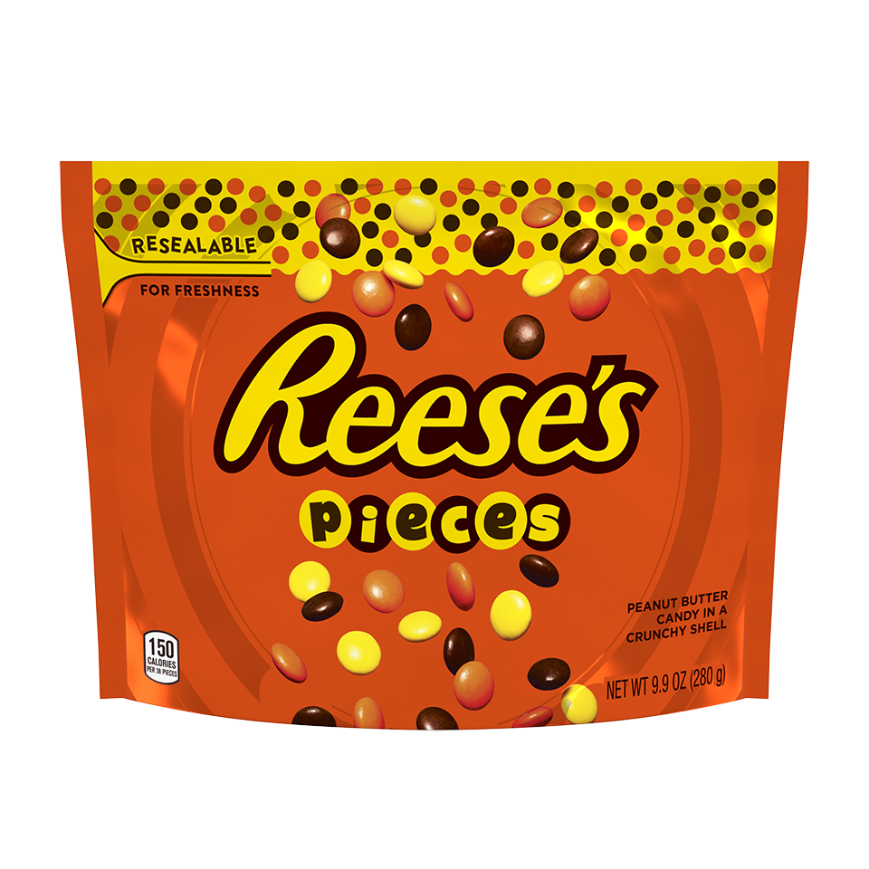 Each bag of REESE'S PIECES Candies is resealable, making these the per...