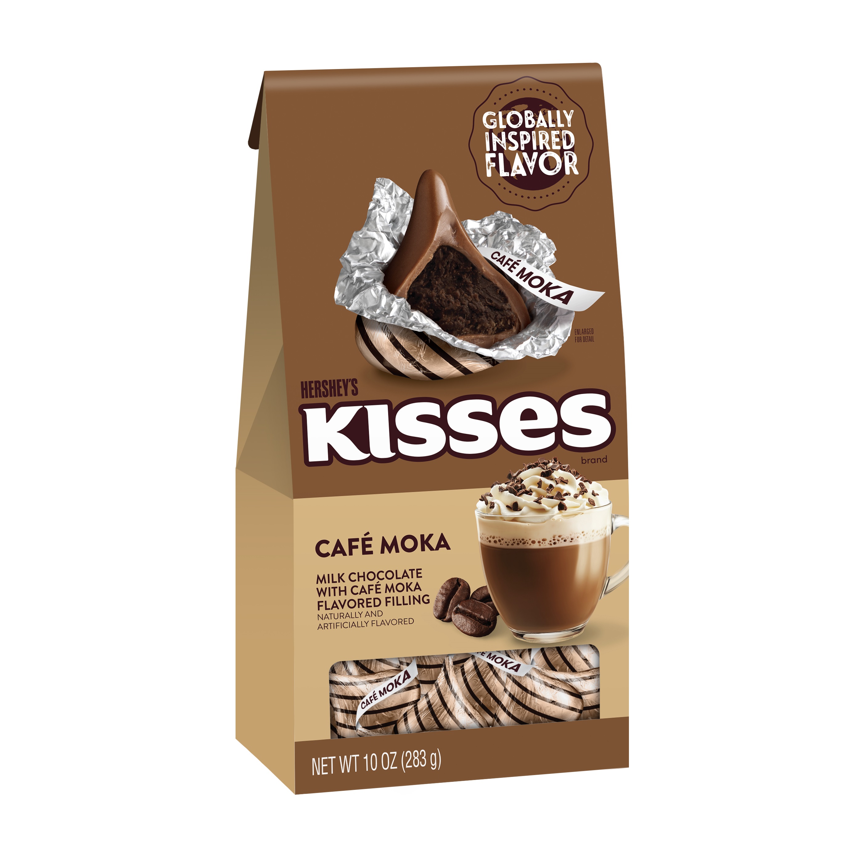 きすちょこ HERSHEY'S KISSES Flavors of The World Moka 10oz Pouch