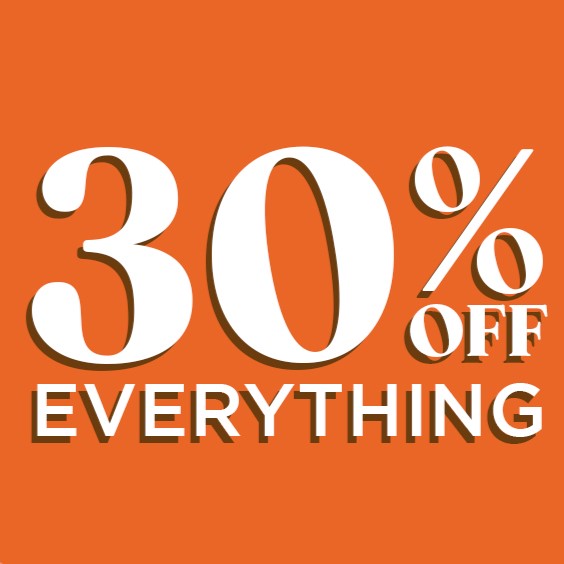 Promotional graphic highlighting Cyber Monday 30% off sitewide offer